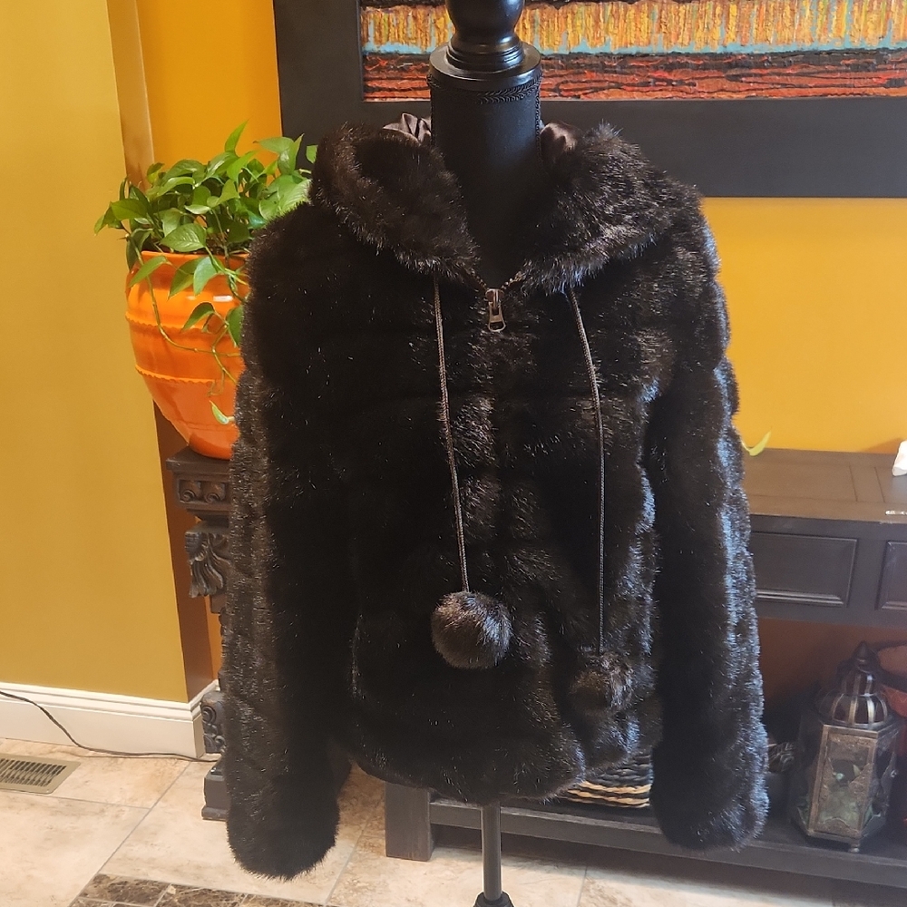 Nine West Black Teddy Jacket